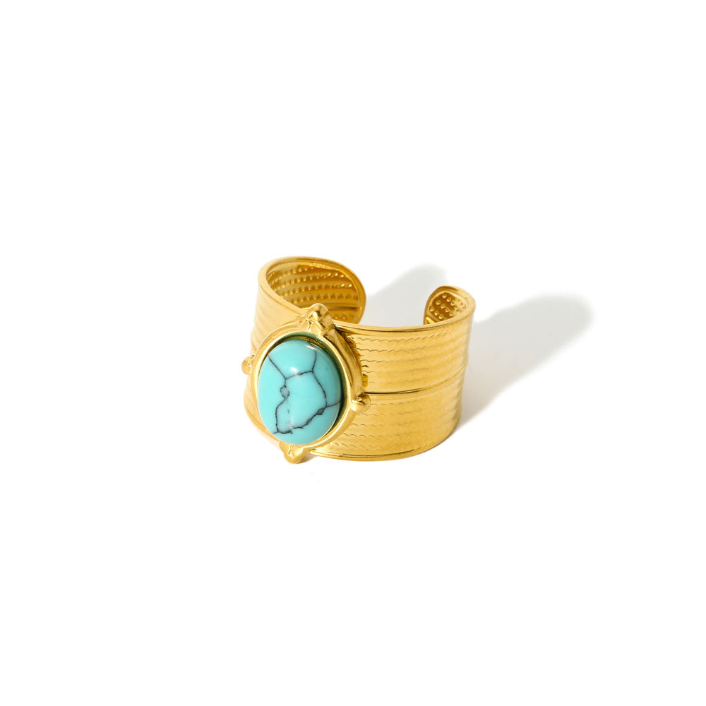 Open Turquoise Ring