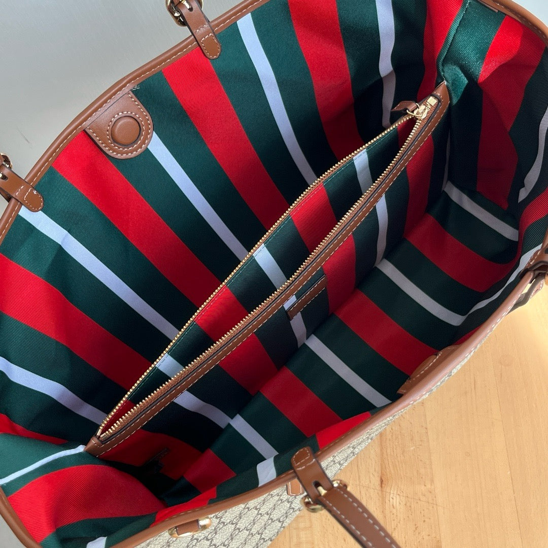 GG Emblem small and medium  tote bag