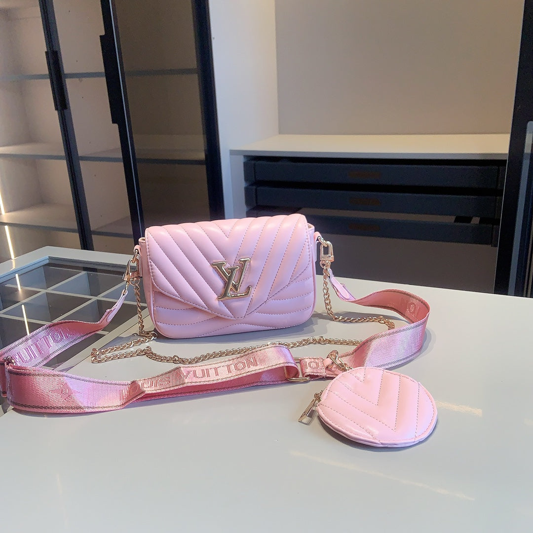 New Wave Pochette Pink 4pcs Set