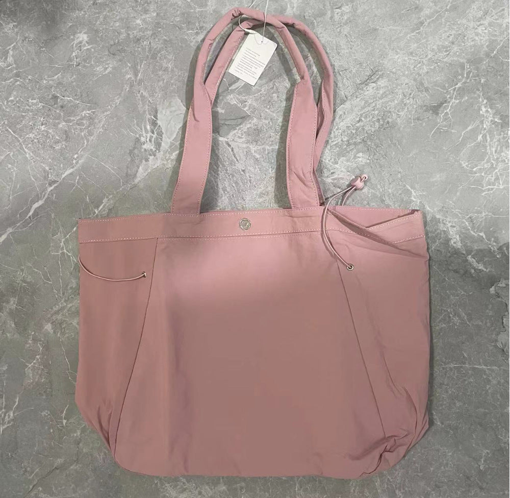 Side-Cinch Shopper Bag