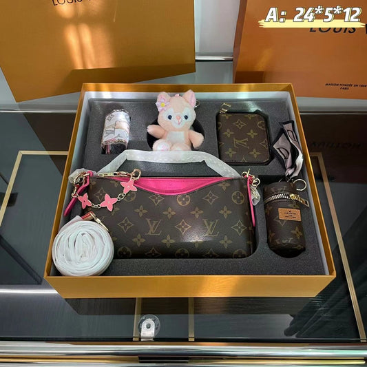 Monogram Purse Matching Set with Linabell Charm