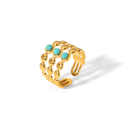 Open Turquoise Ring