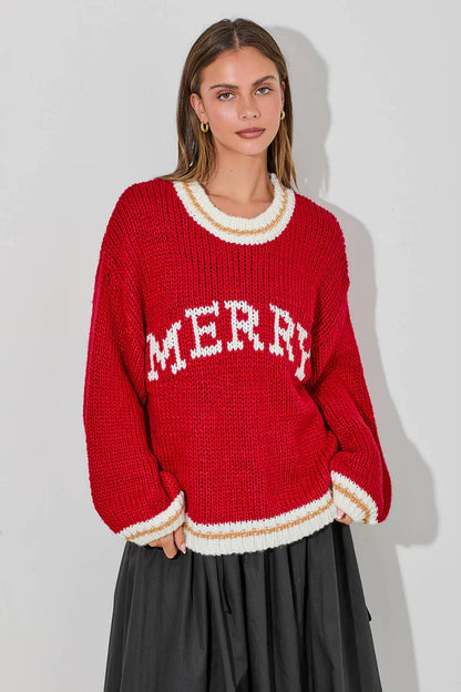Christmas Jacquard-knit Sweater