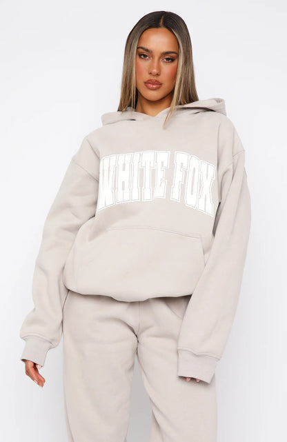 Varsity Oversized Hoodie Set