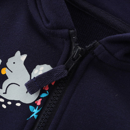 Squirrel Printed Hoodie