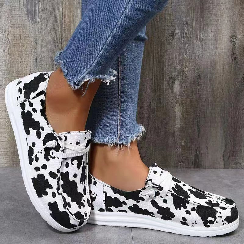 Lace-up Front Canvas Shoes