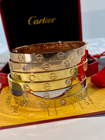 Cartier Classic Love - Inspired Bangle Bracelets