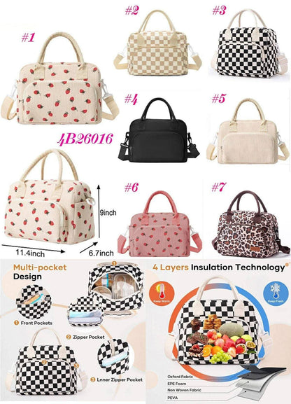Portable Insulated Cute Lunch Bag