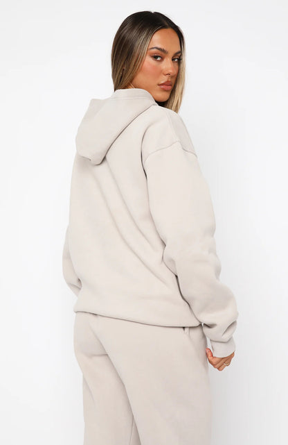 Varsity Oversized Hoodie Set