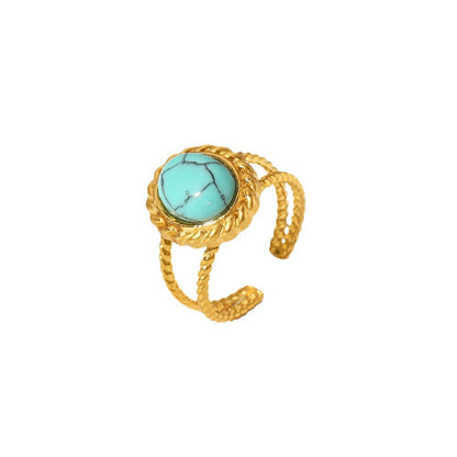 Open Turquoise Ring