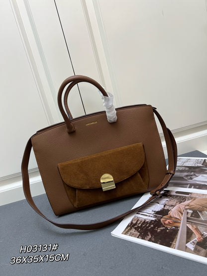 Blossom Hammered Leather Handbag and Shoulder Strap
