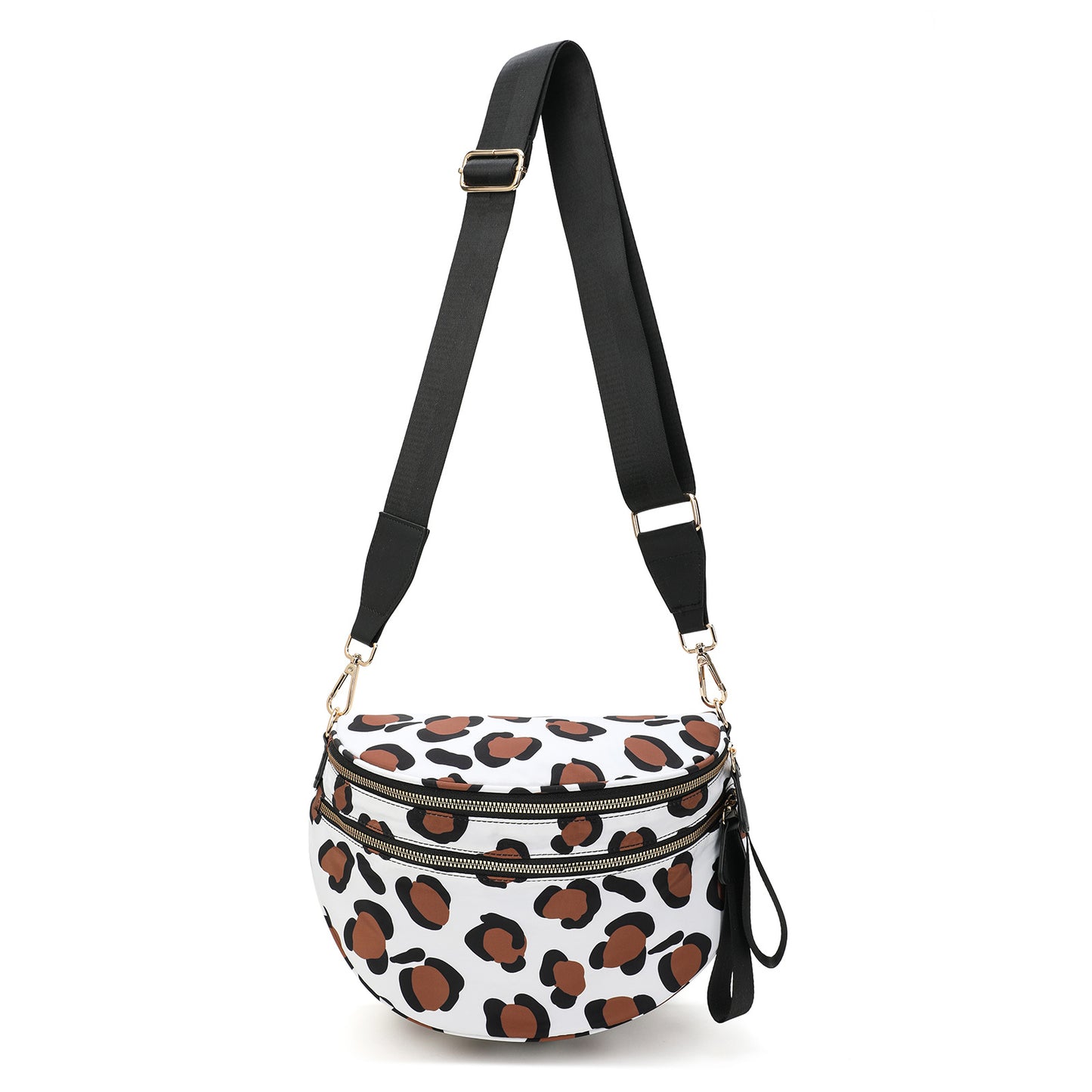 Checkered Nylon Bum Bag