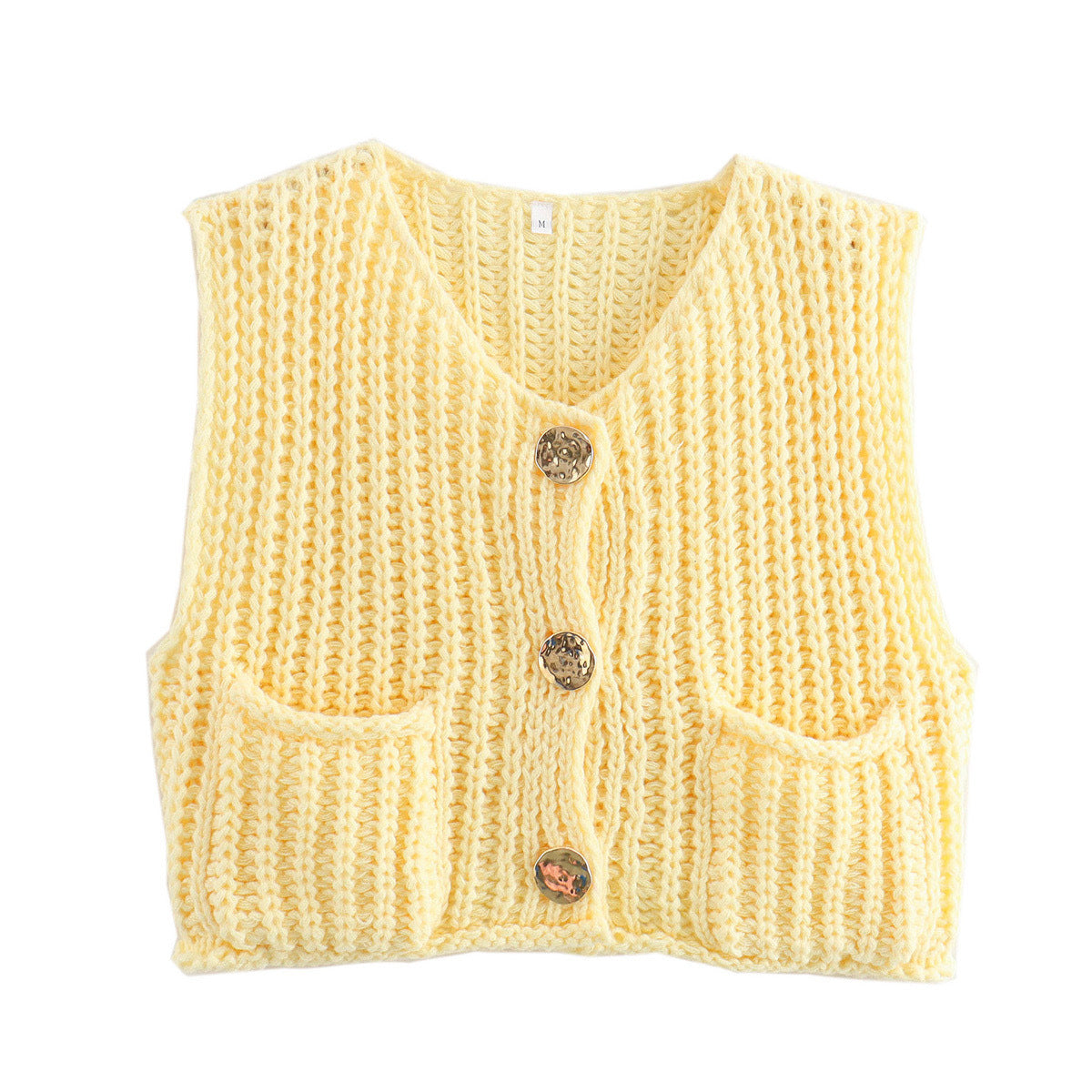 Chunky Top Down Sweater Vest