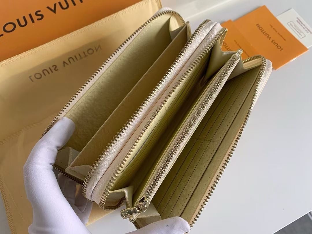 High Quality Double Zipper Wallet with Box-Free Shipping