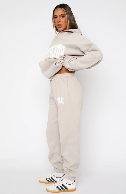 Varsity Oversized Hoodie Set
