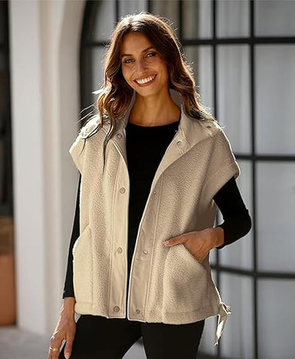 Teddy Utility Vest Jacket