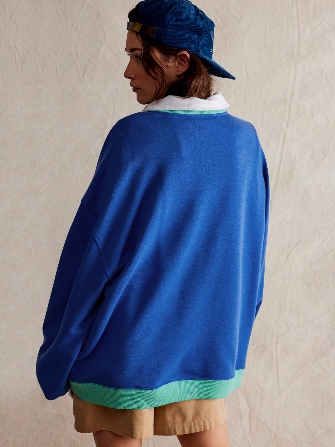 Classic Crew Colorblock Sweatshirt