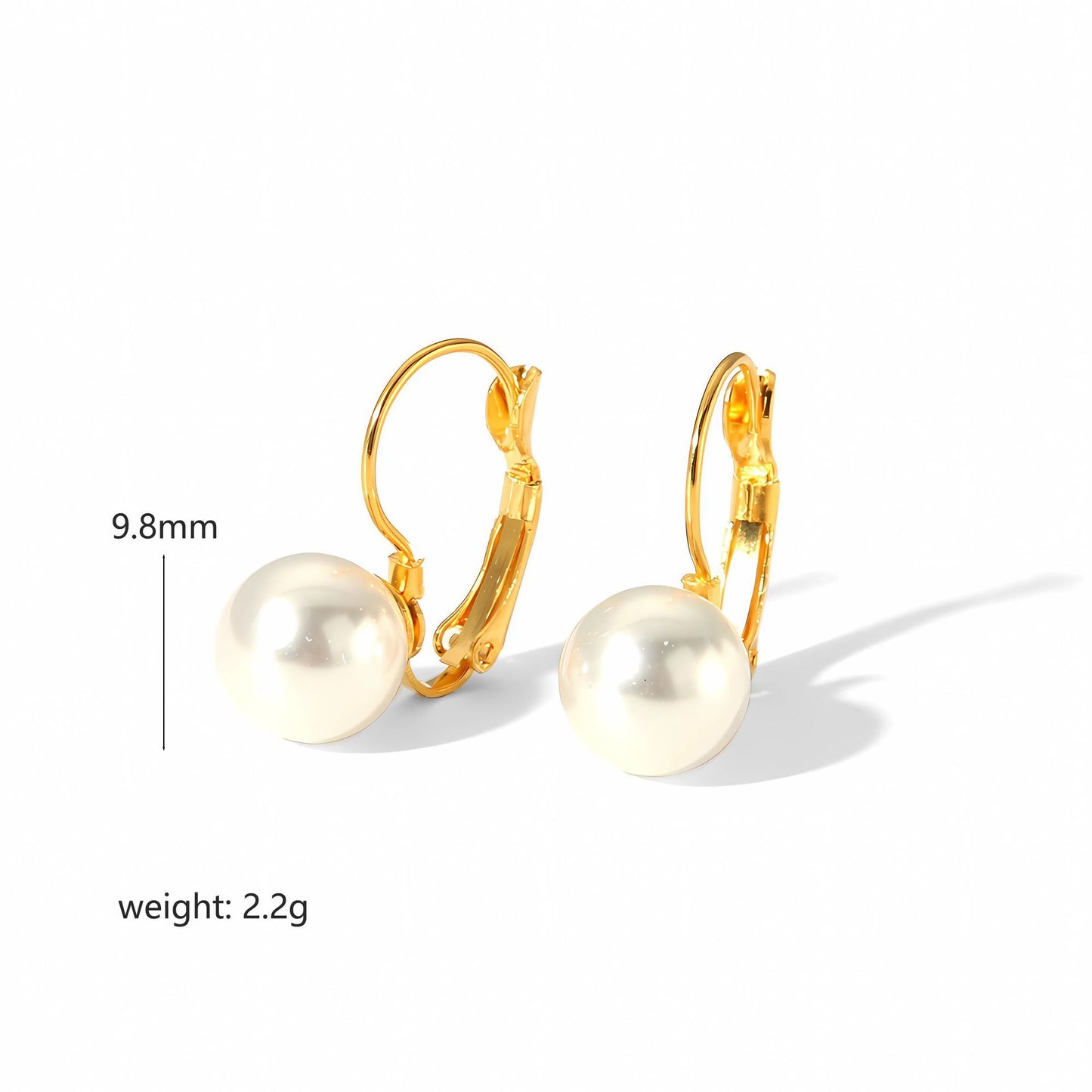 Faux Pearl Vintage Clip-on Earrings