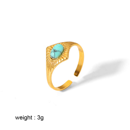 Open Turquoise Ring