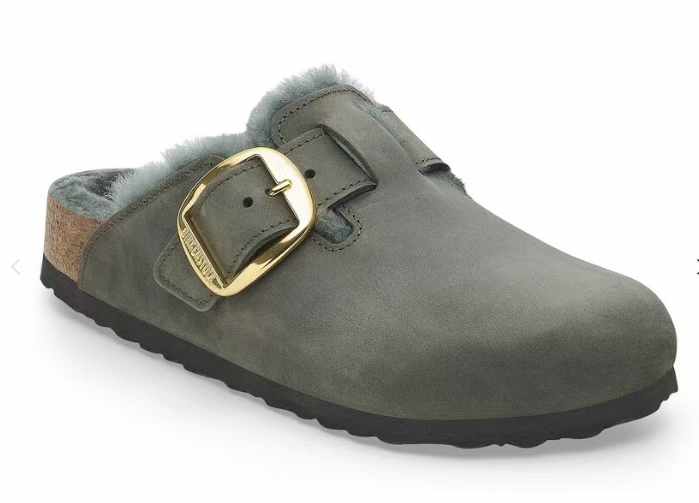 Boston Shearling Suede Leather
