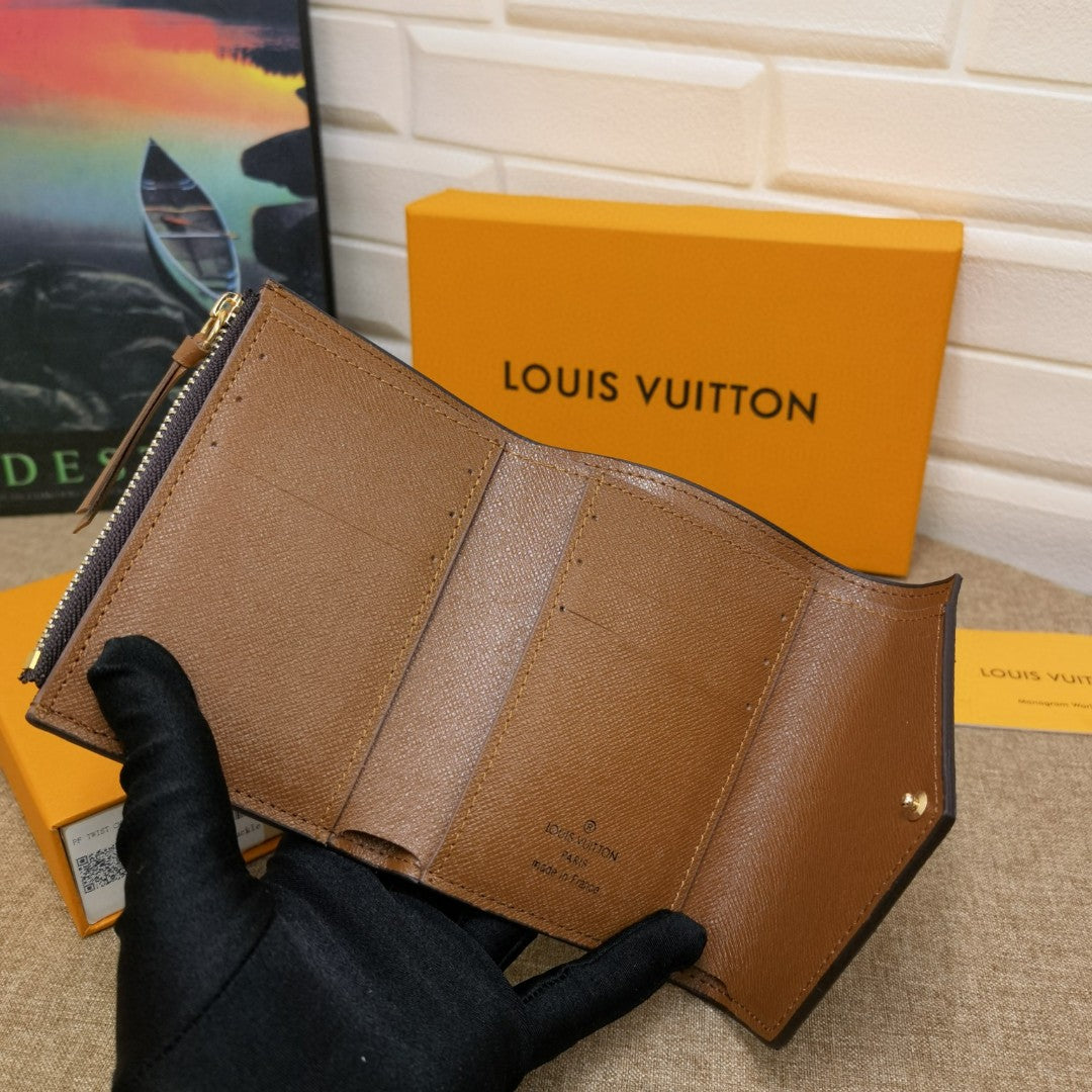Monogram Victorine Wallet Fuchsia