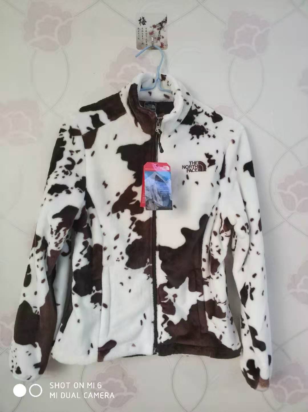 Women's and Kids Cow Print Fleece Jacket