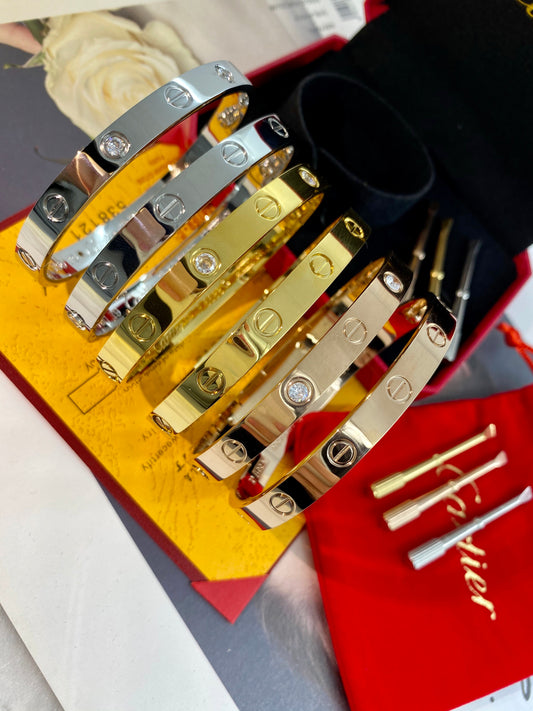Cartier Classic Love - Inspired Bangle Bracelets