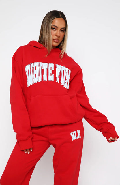 Varsity Oversized Hoodie Set