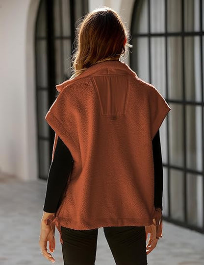 Teddy Utility Vest Jacket