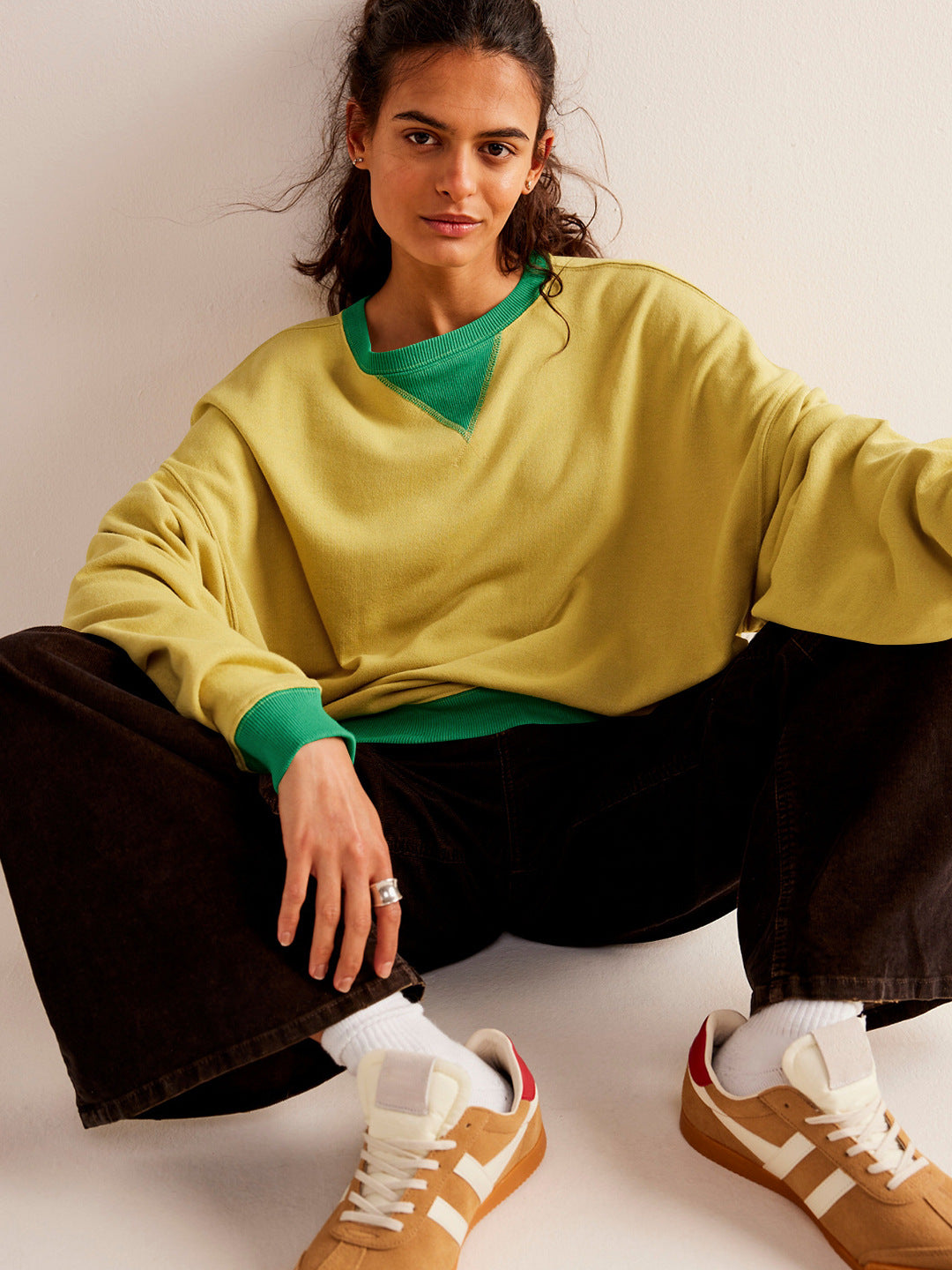 Classic Crew Colorblock Sweatshirt
