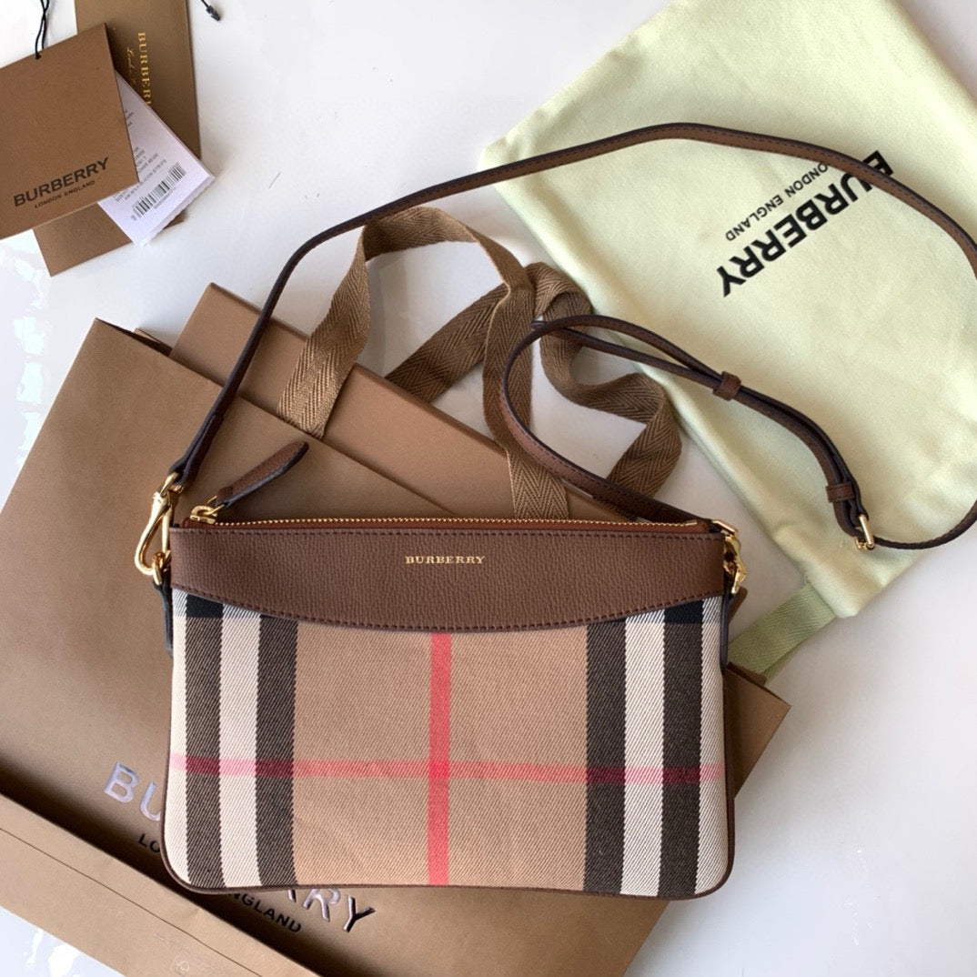 House Check Derby Peyton Crossbody Clutch Bag