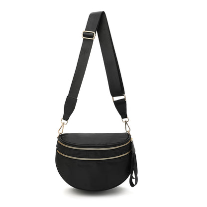 Checkered Nylon Bum Bag