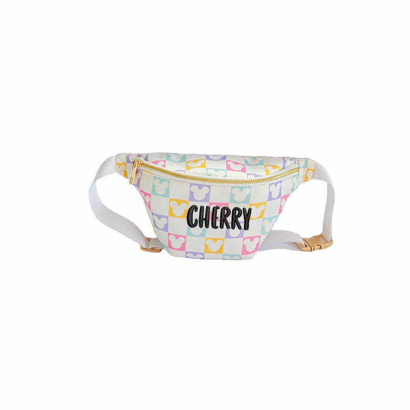Kids Custom Name Embroidered Bag
