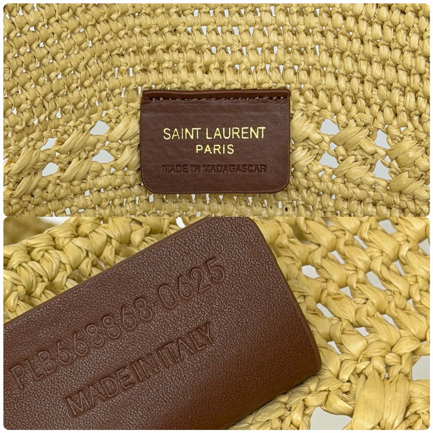 YSL Woven Tote Bag