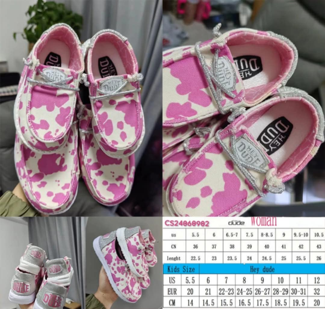 Kids Camo checkered cute dude shoes