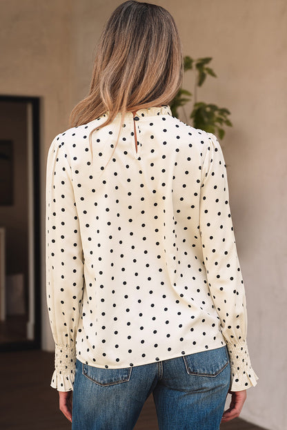 Hallie Polka Dot Blouse