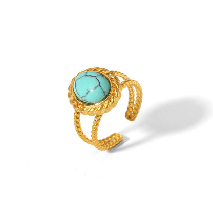 Open Turquoise Ring
