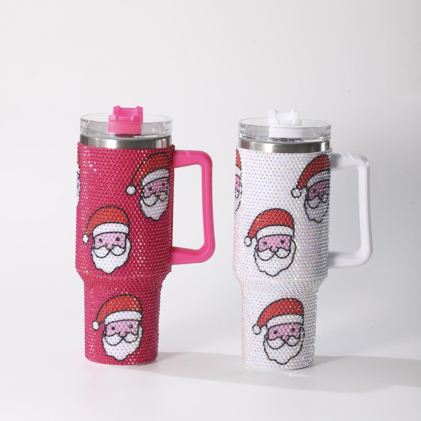 40oz. Rhinestone Christmas Tumbler