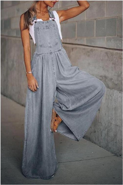 Women's Wide - Leg Jeans Overall