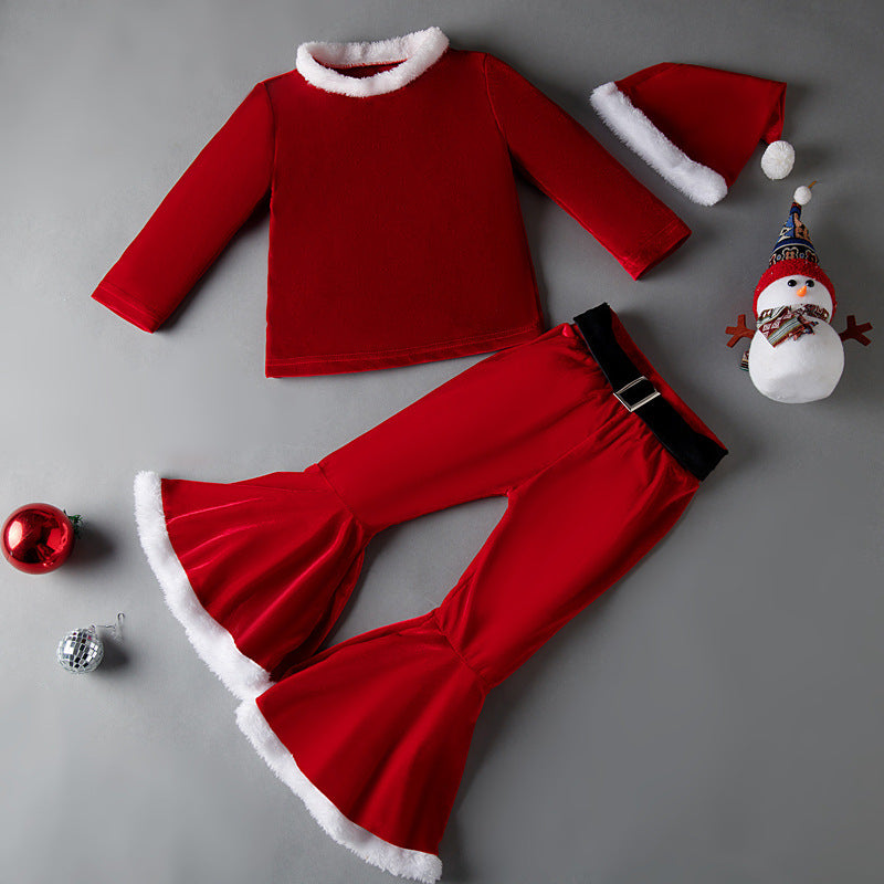Cute Kids Christmas Outfit Set