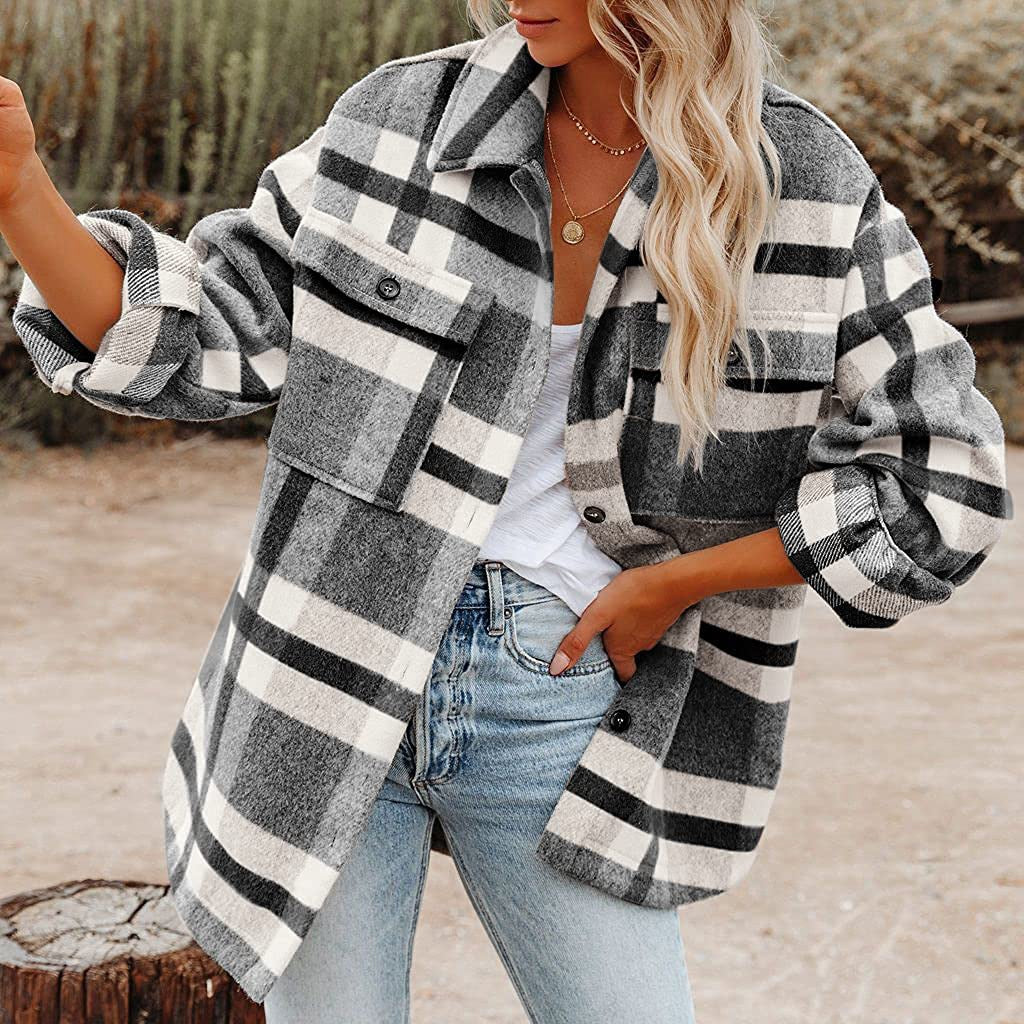 Women's Plaid Shacket