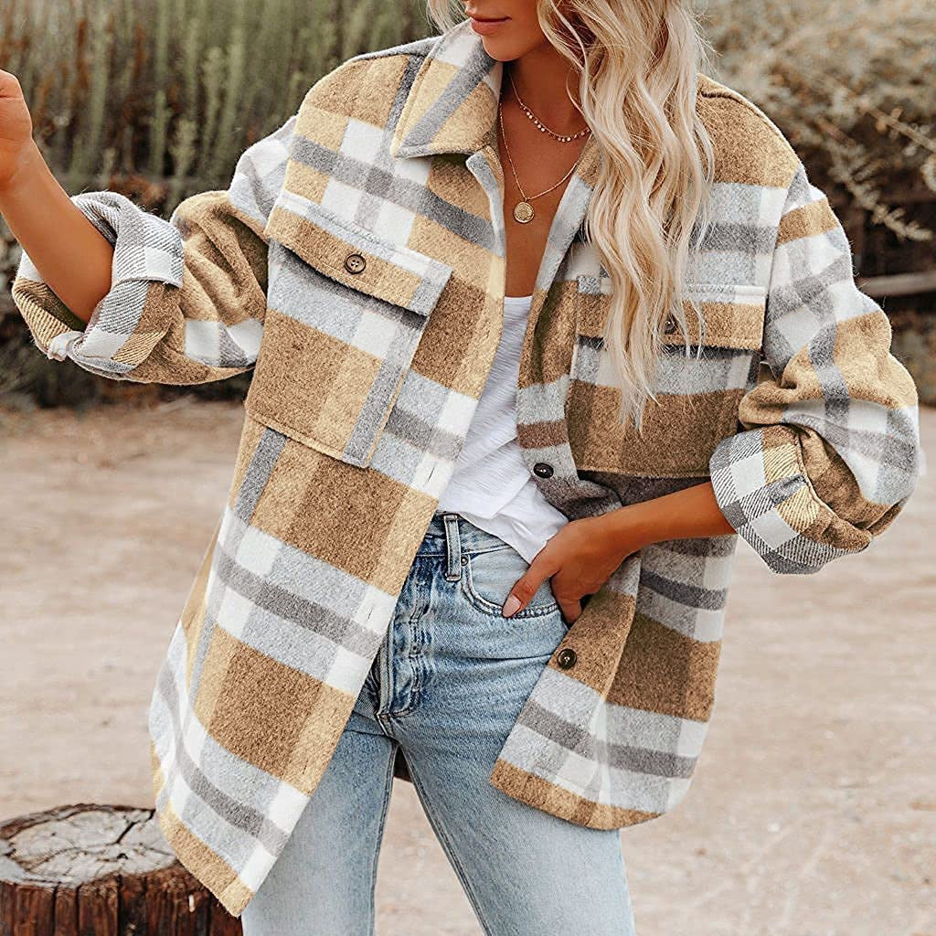 Women's Plaid Shacket