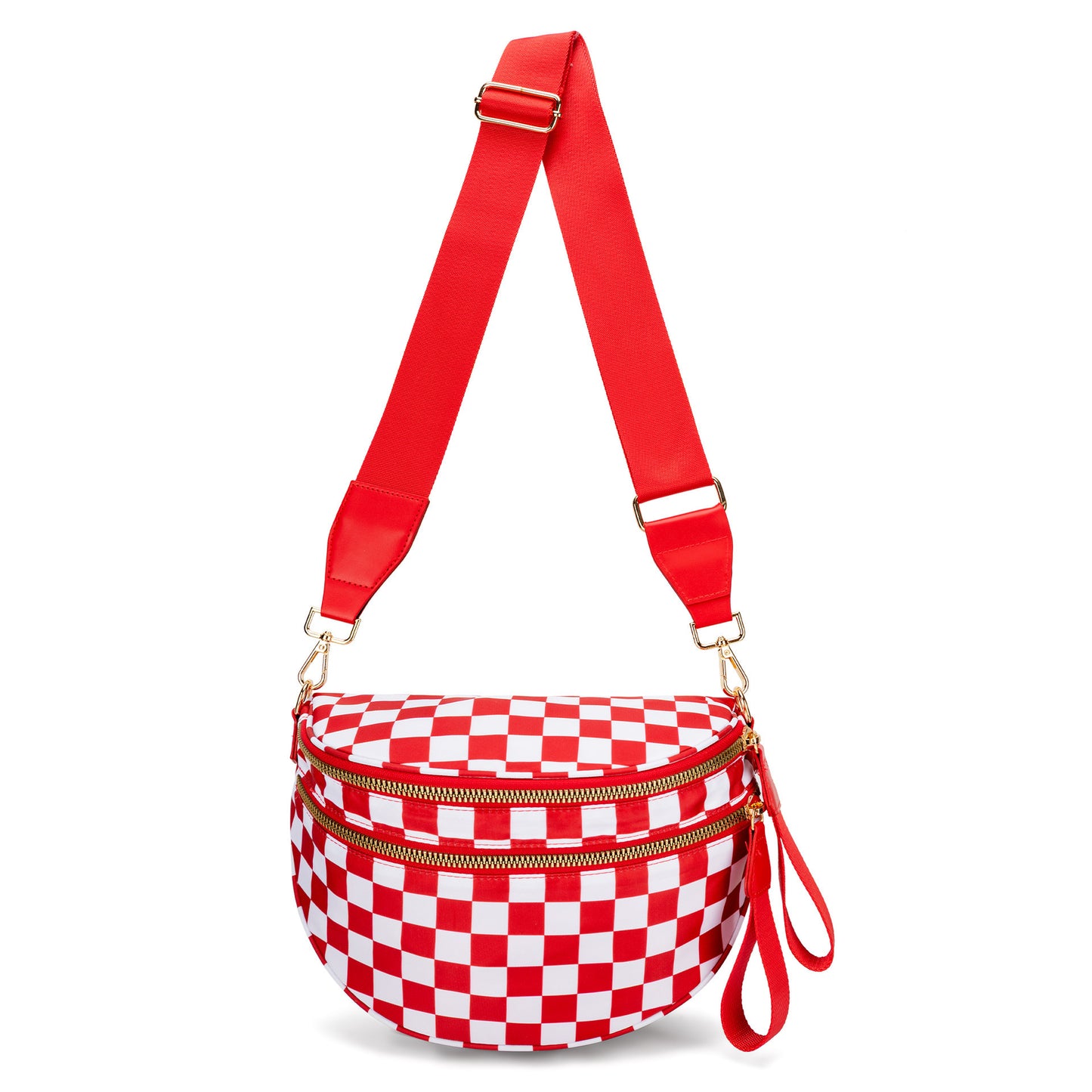 Women Checked Camo Crossbody Bag