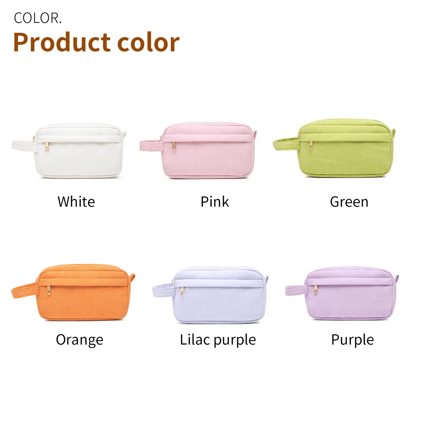 Personalize name cosmetic pencil pouch