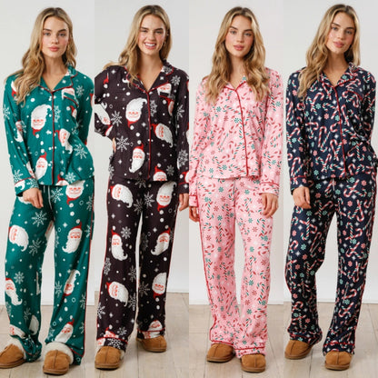 Women Christmas Pajamas Stes