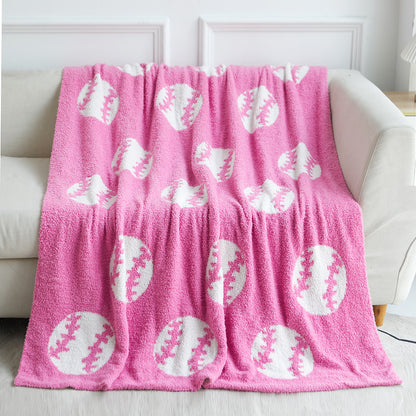 Game Day Football Baseball Blankets