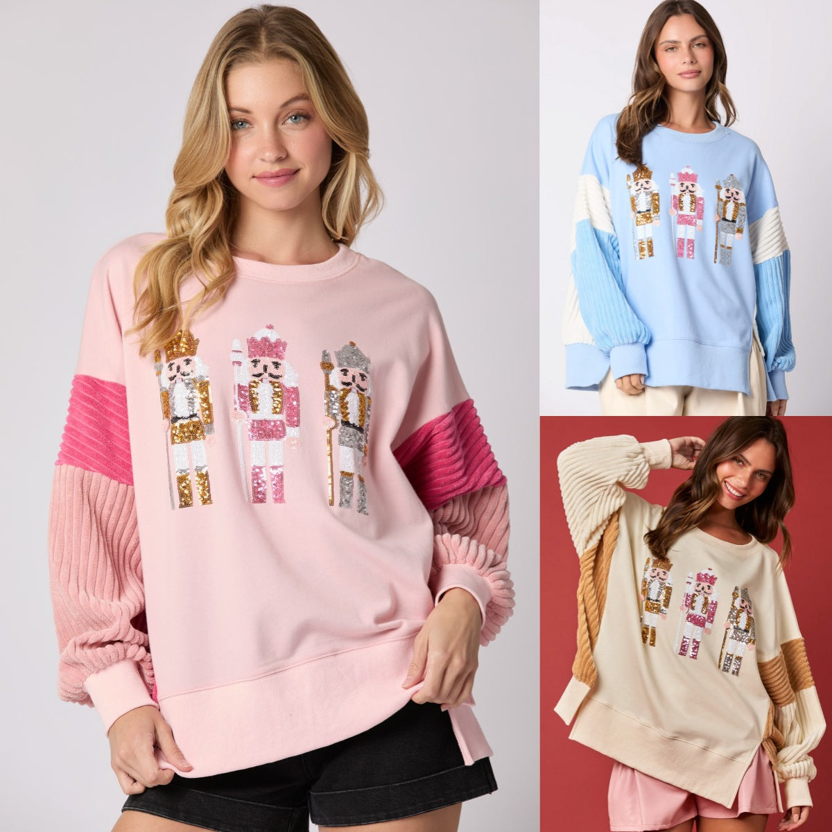 Women Sequin Sweatshirt