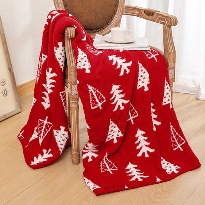 Christmas Bow Gingerbread Blanket