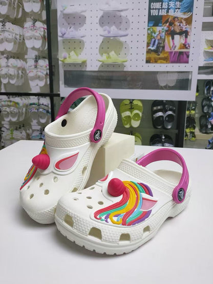 Kids Cute Cartoon Croc Slippers