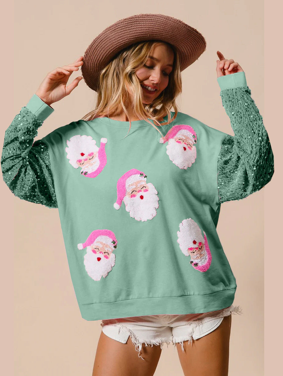 Women Christmas Santa shirt